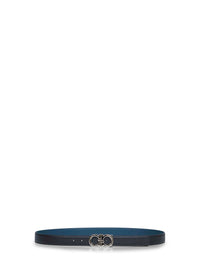 Ferragamo Men Two-Tone Gancini Reversible Belt