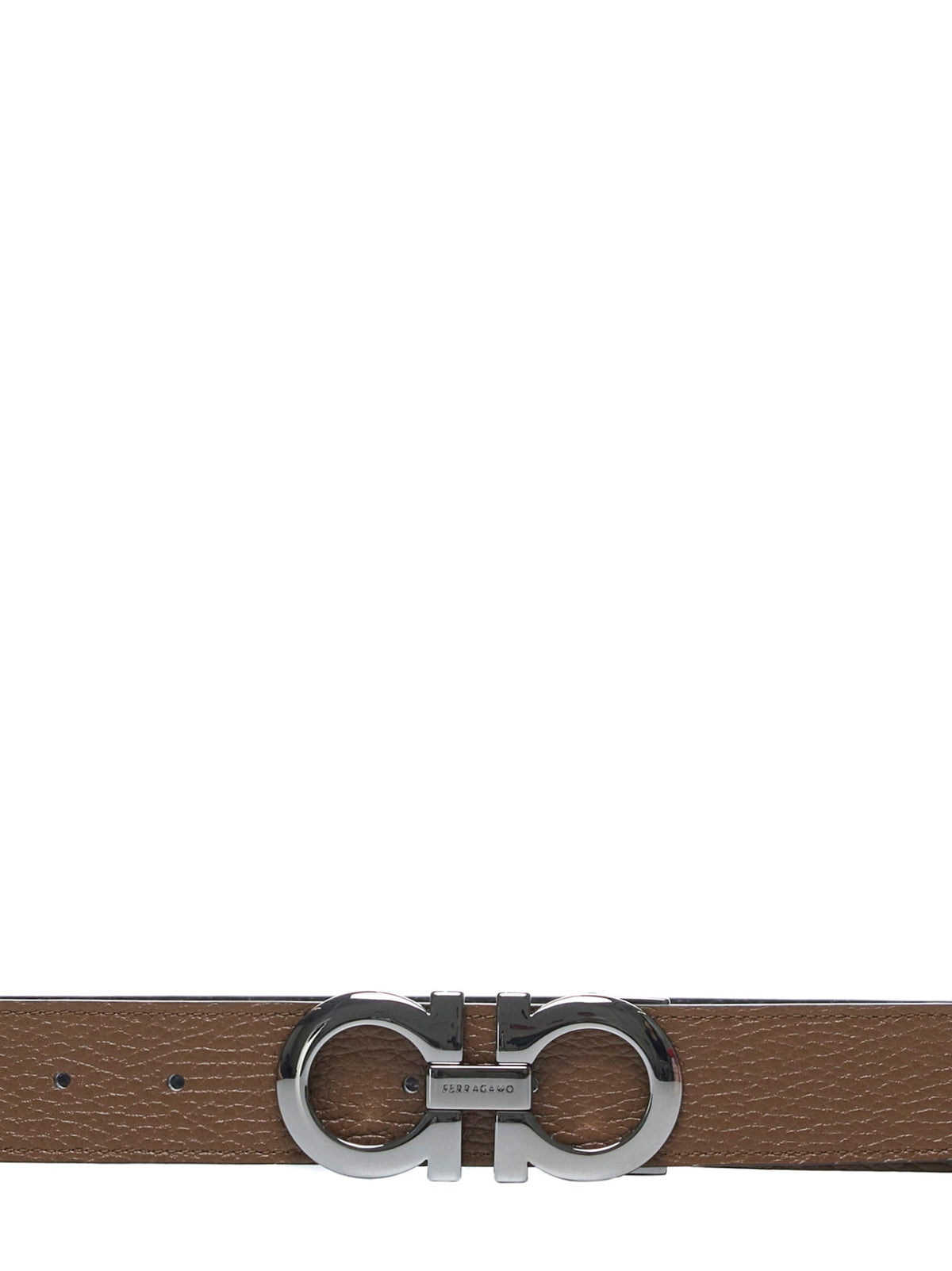 Ferragamo Men Gancini Reversible Leather Belt By Ferragamo