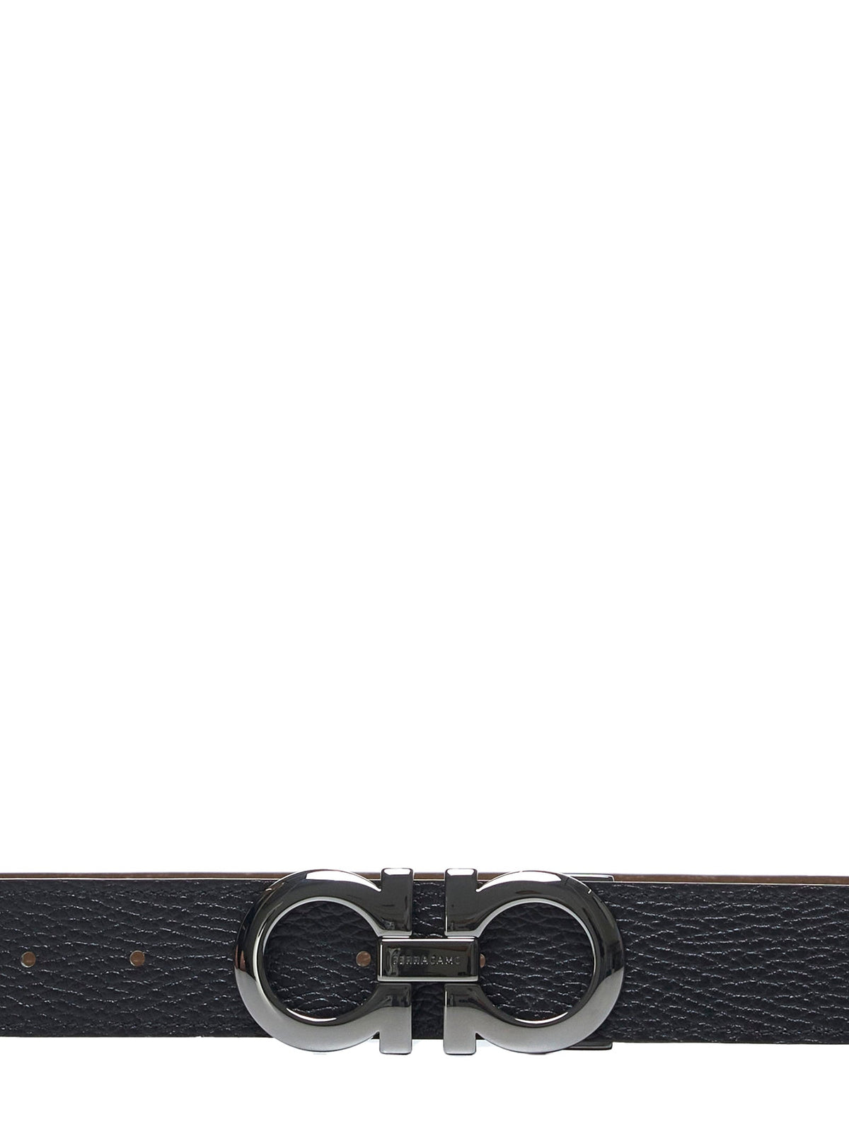 Ferragamo Men Gancini Reversible Leather Belt By Ferragamo