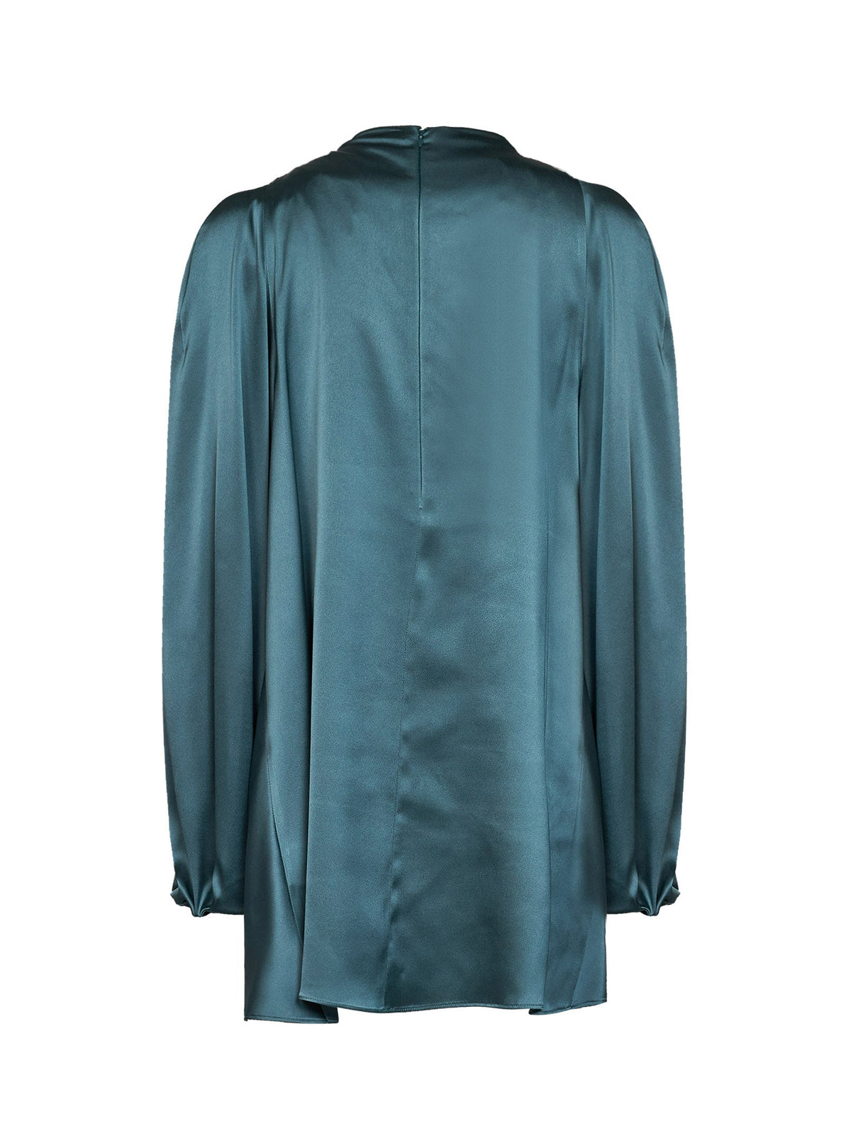 Giuseppe Di Morabito Women Teal Satin Mini Dress With Jeweled Detail