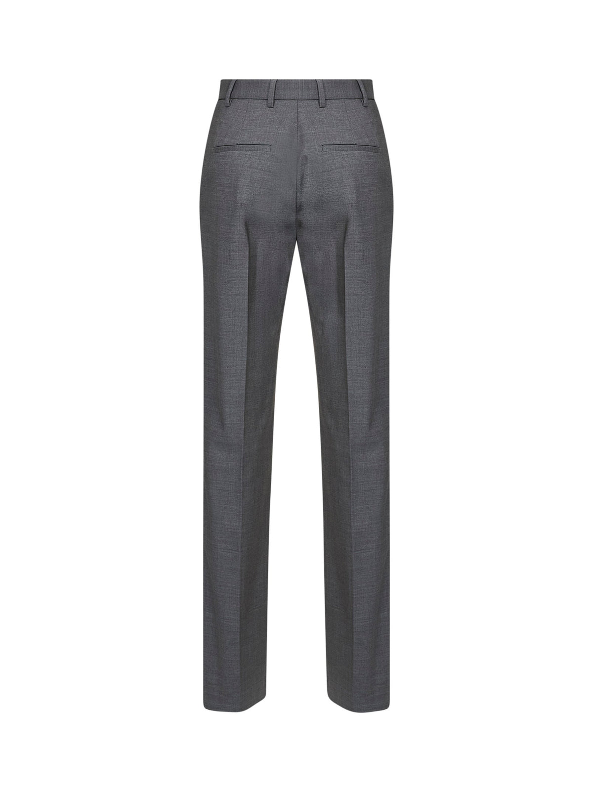Giuseppe Di Morabito Women Dark Grey Virgin Wool Straight-Leg Tailored Trousers