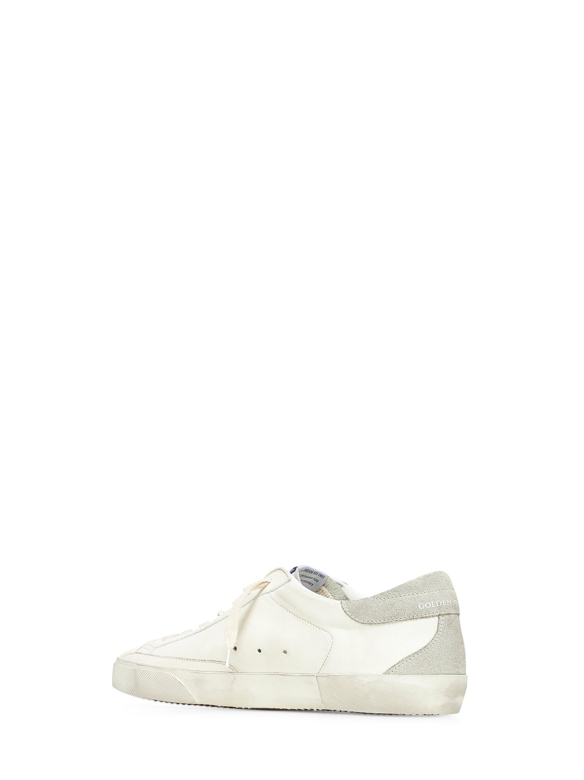 Golden Goose Men Super-Star Sneakers In White Leather
