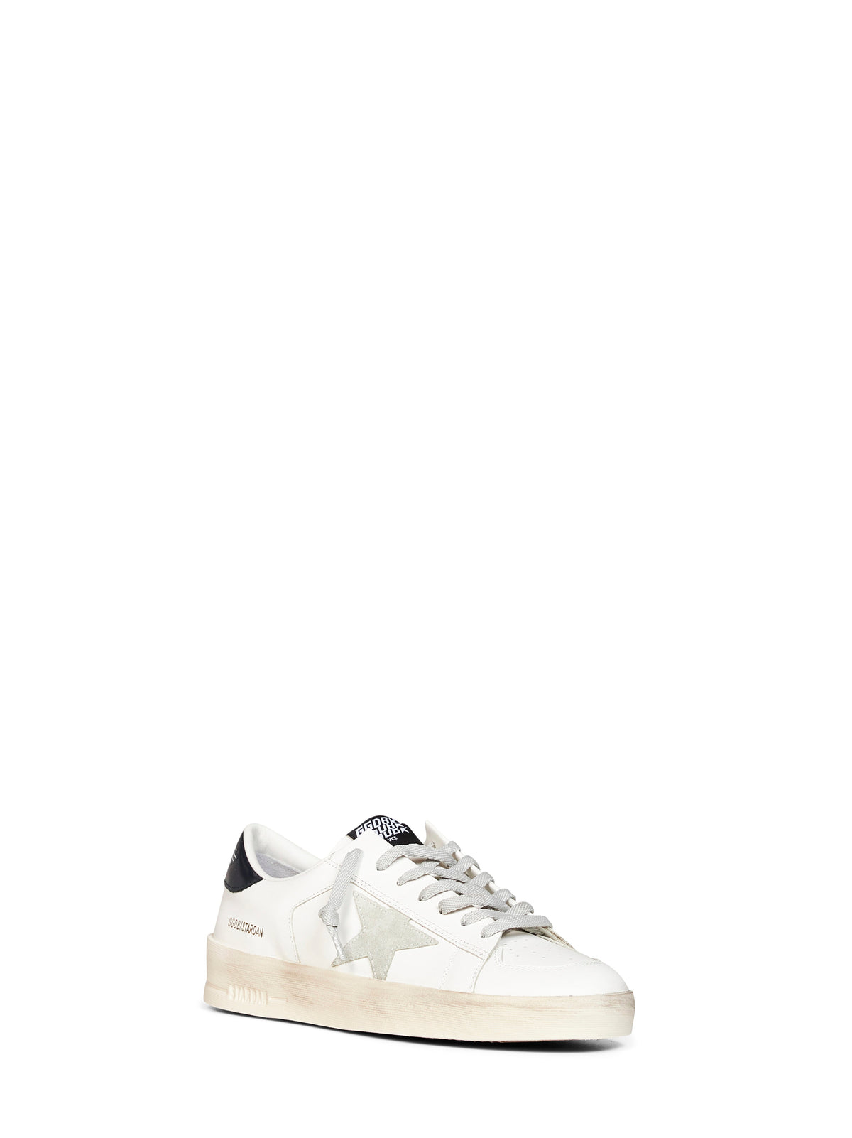Golden Goose Men White Leather Stardan Sneakers