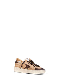 Golden Goose Men Beige Suede Stardan Sneakers