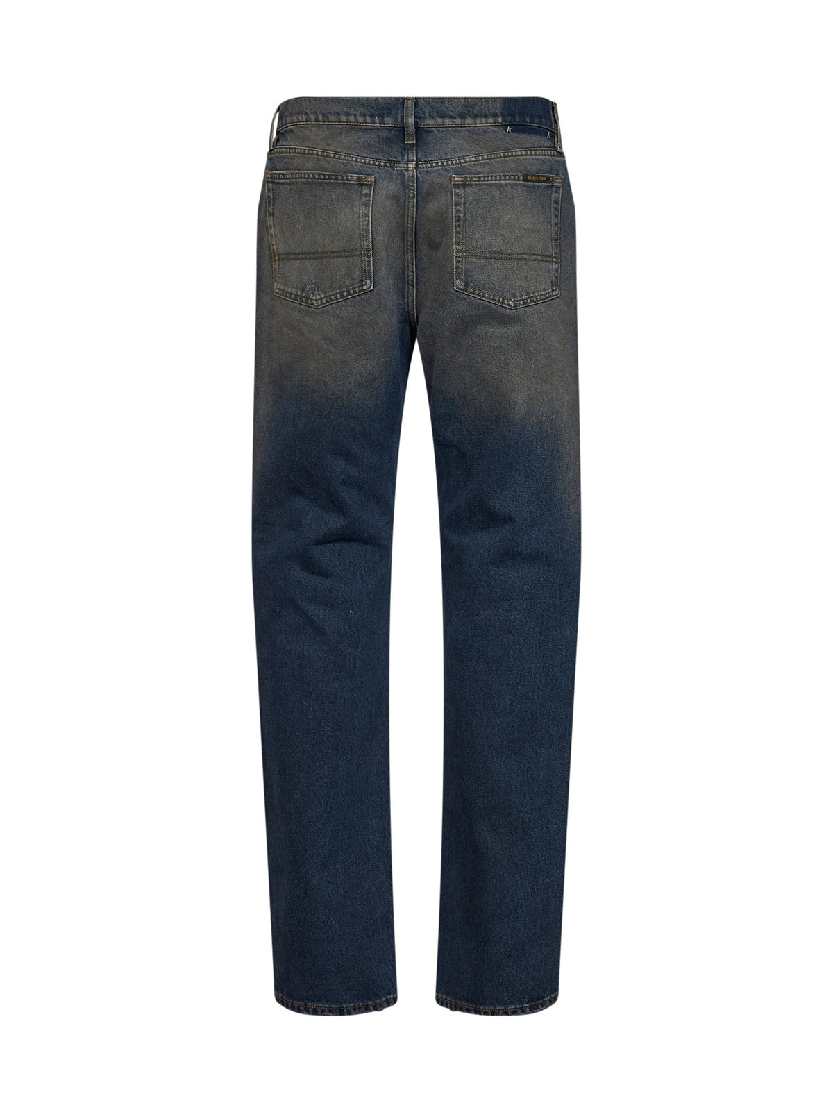 GOLDEN GOOSE Golden Goose Men Blue Cotton Denim Journey Patrick Straight Jeans