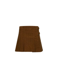 Golden Goose Women Amber Corduroy Pleated Mini Skirt