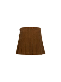 Golden Goose Women Amber Corduroy Pleated Mini Skirt