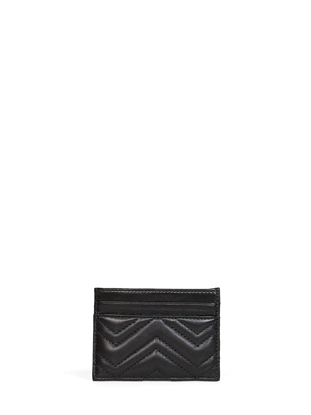 Gucci Women Black Gg Marmont Card Holder