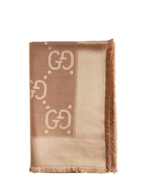 Gucci Women Gucci Silk Jacquard Scarf
