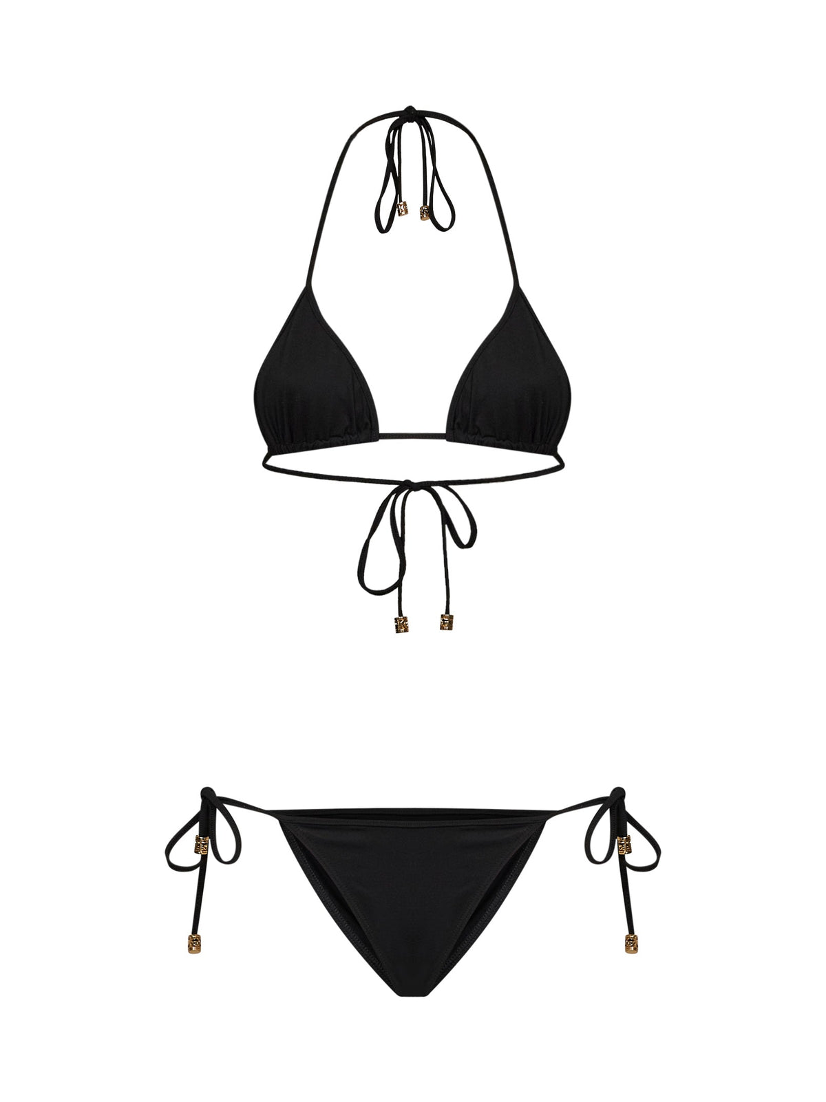 Gucci Women Black Sparkling Jersey Bikini