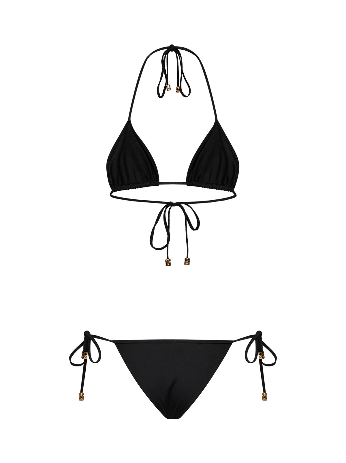 Gucci Women Black Sparkling Jersey Bikini