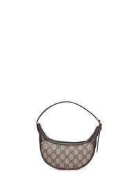 Gucci Women Beige And Dark Brown Ophidia Small Shoulder Bag