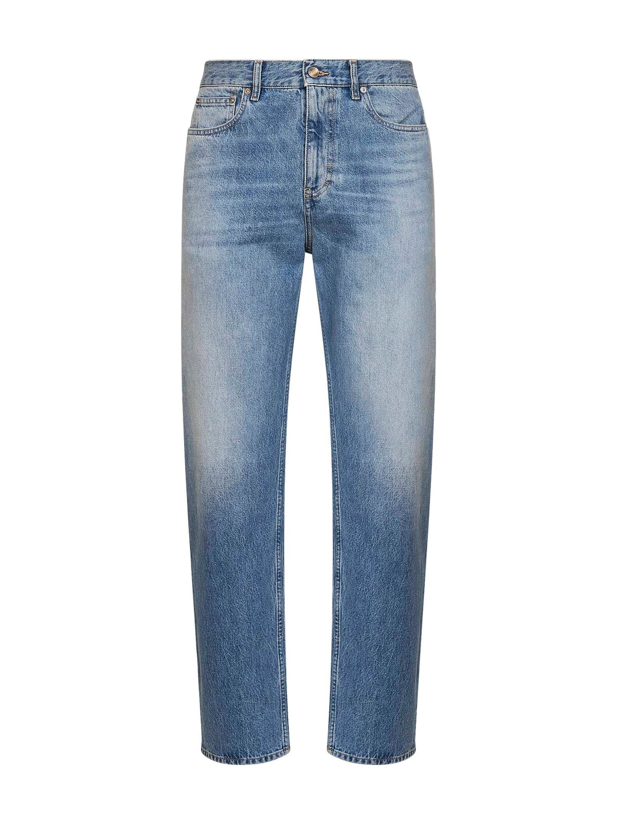 GUCCI Gucci Men Light Blue Cotton Denim Slim-Fit Jeans