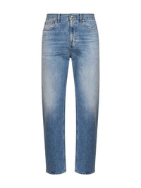 GUCCI Gucci Men Light Blue Cotton Denim Slim-Fit Jeans