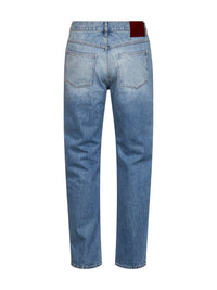 GUCCI Gucci Men Light Blue Cotton Denim Slim-Fit Jeans