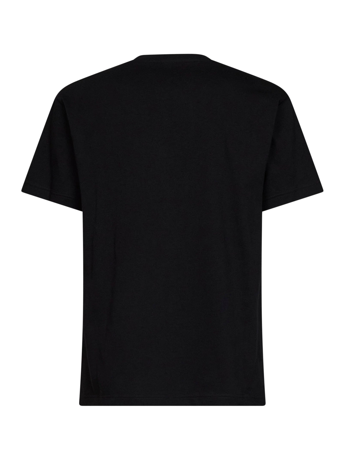 Gucci Men Black Cotton Jersey Printed T-Shirt