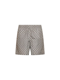 GUCCI Gucci Men Brown Printed Polyester Poplin Swimsuit