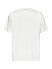 Gucci Men Chalk Printed Silk Blend Jersey T-Shirt