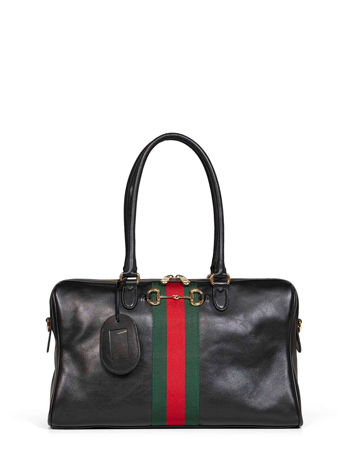 Gucci Women Black Borsetto Large Satchel Bag