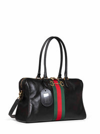 Gucci Women Black Borsetto Large Satchel Bag