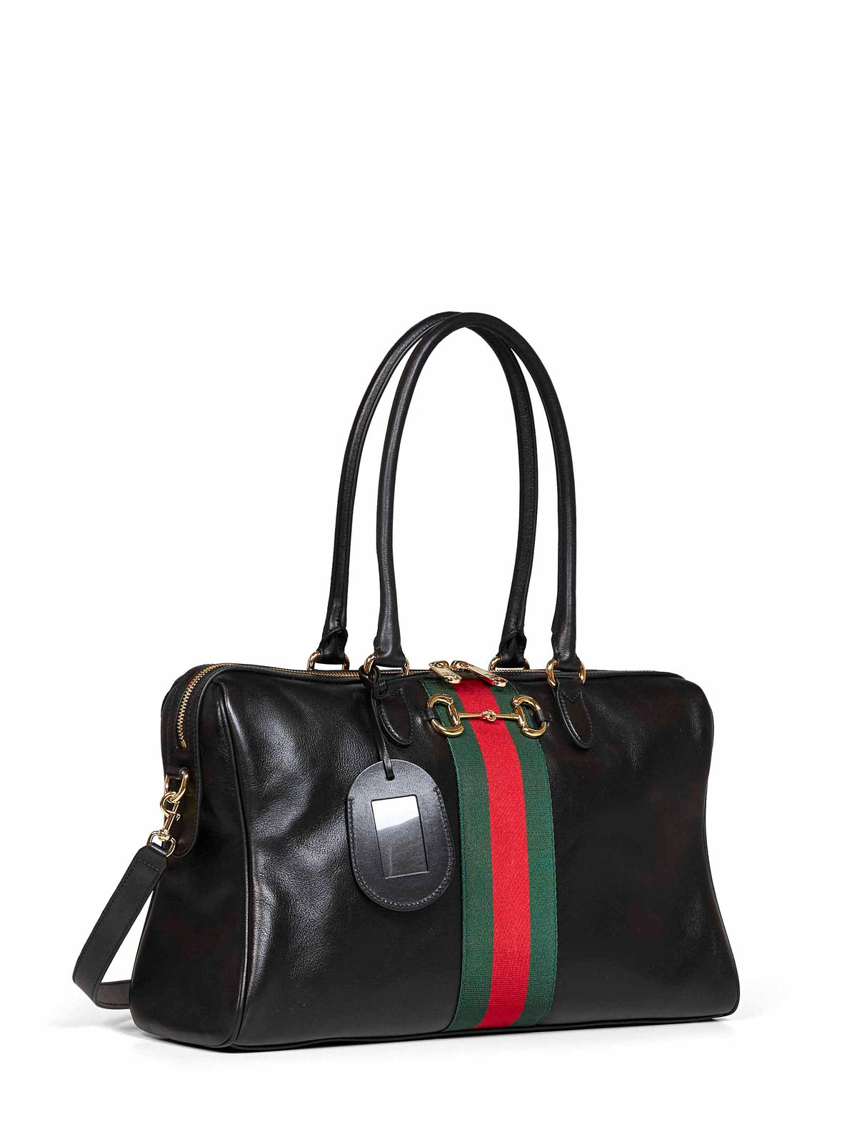 Gucci Women Black Borsetto Large Satchel Bag