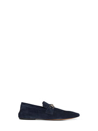 Gucci Men Blue Ragazzo Suede Loafers
