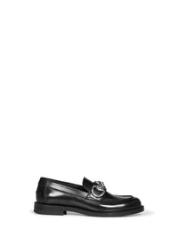 Gucci Women Black Boulevard Leather Penny Loafers