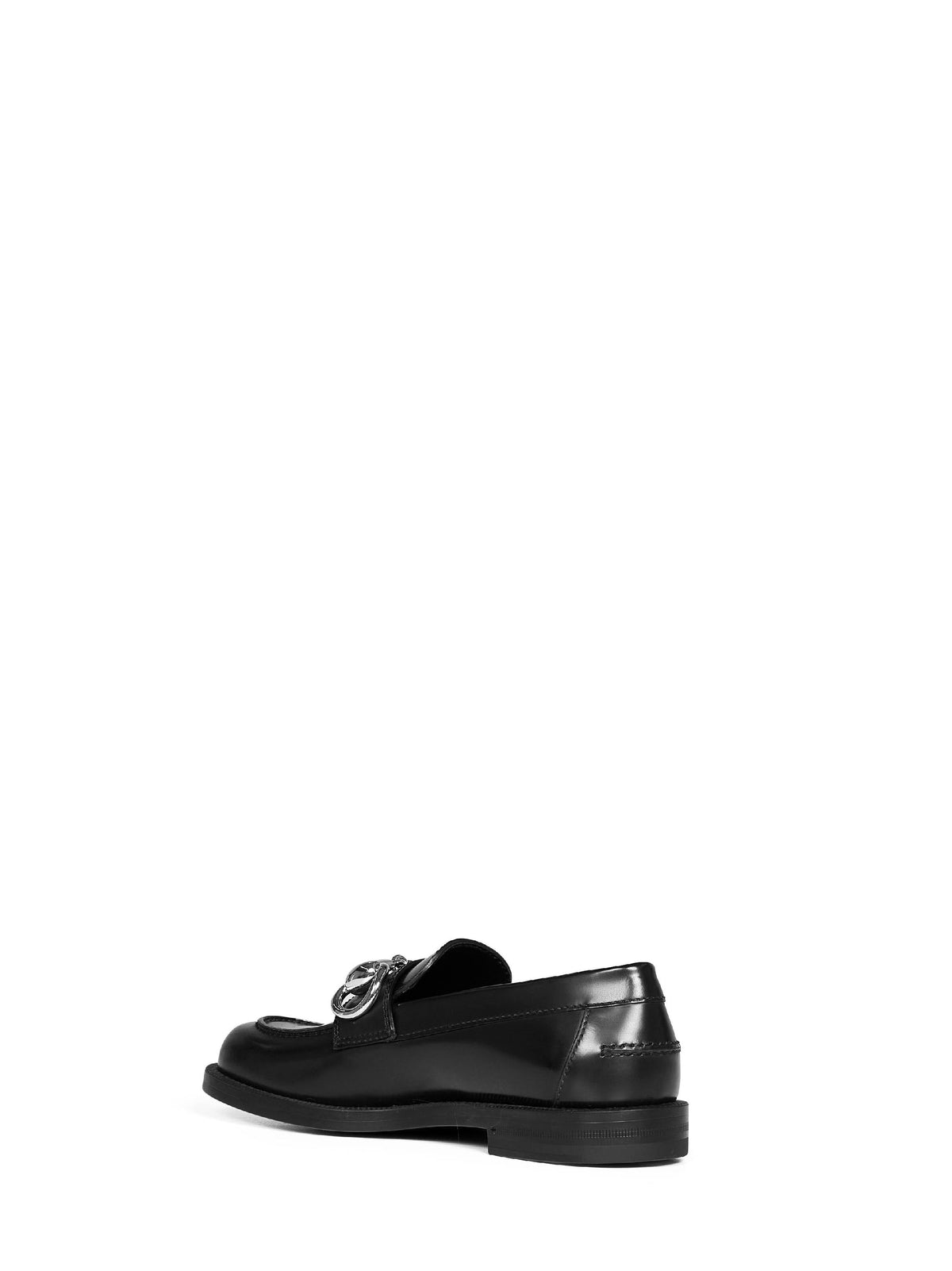 Gucci Women Black Boulevard Leather Penny Loafers