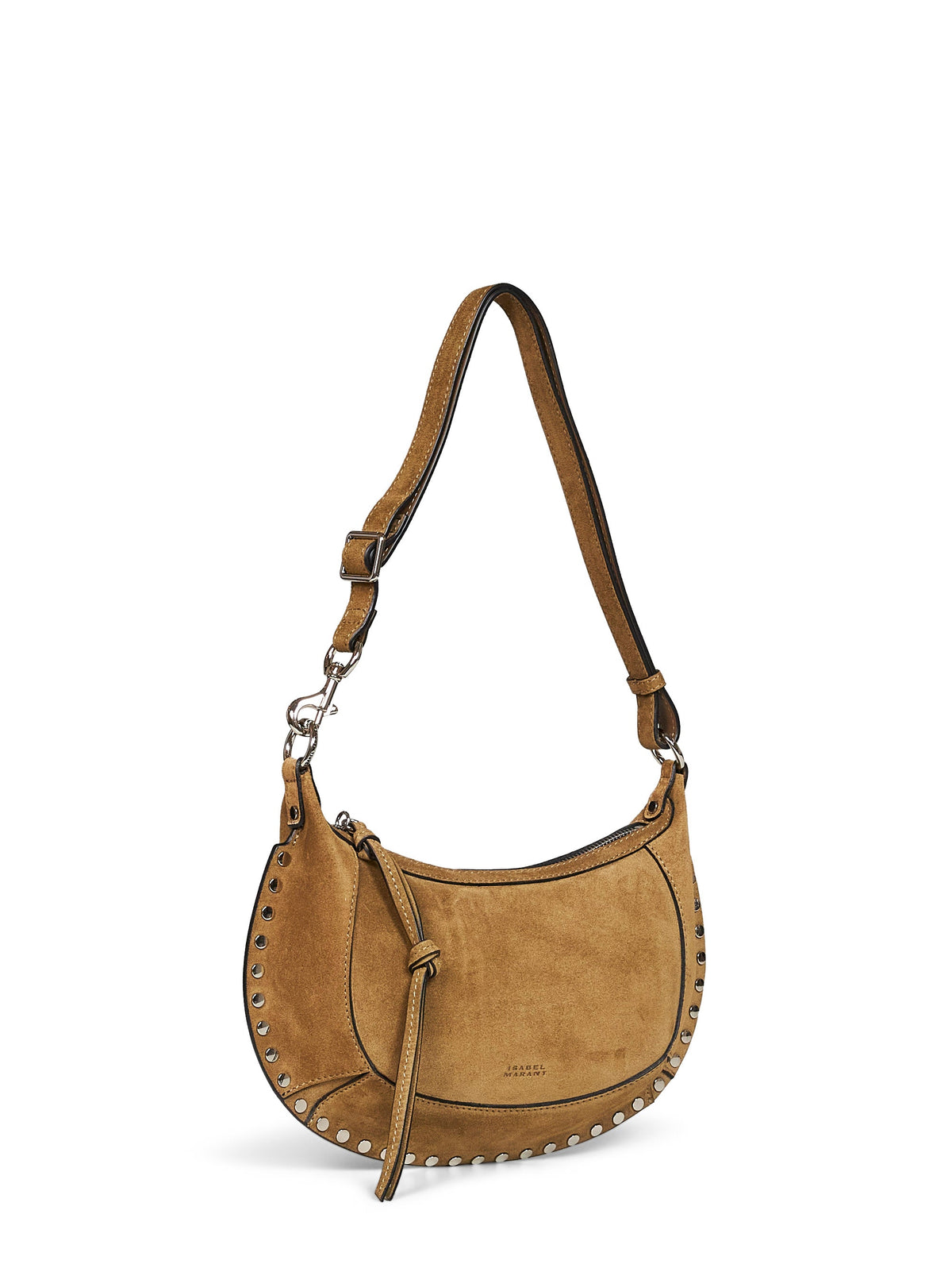 Isabel Marant Women Taupe Oskan Moon Shoulder Bag