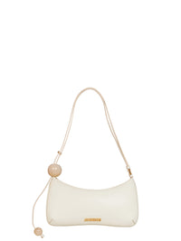 Jacquemus Women Ivory The Bisou Perle Beaded Shoulder Bag