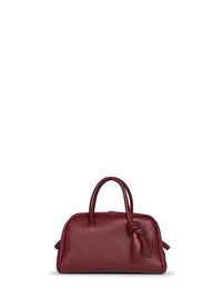 Jacquemus Women Burgundy The Small Turismo Handbag