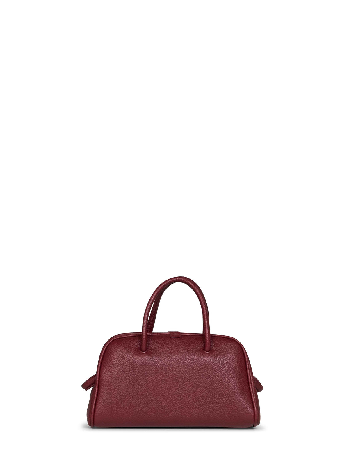 Jacquemus Women Burgundy The Small Turismo Handbag