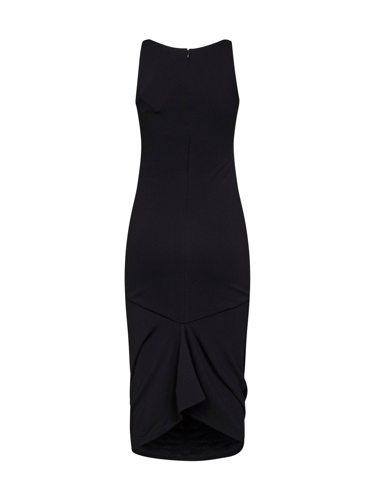 Jacquemus Women Black The Regata Draped-Effect Midi Dress