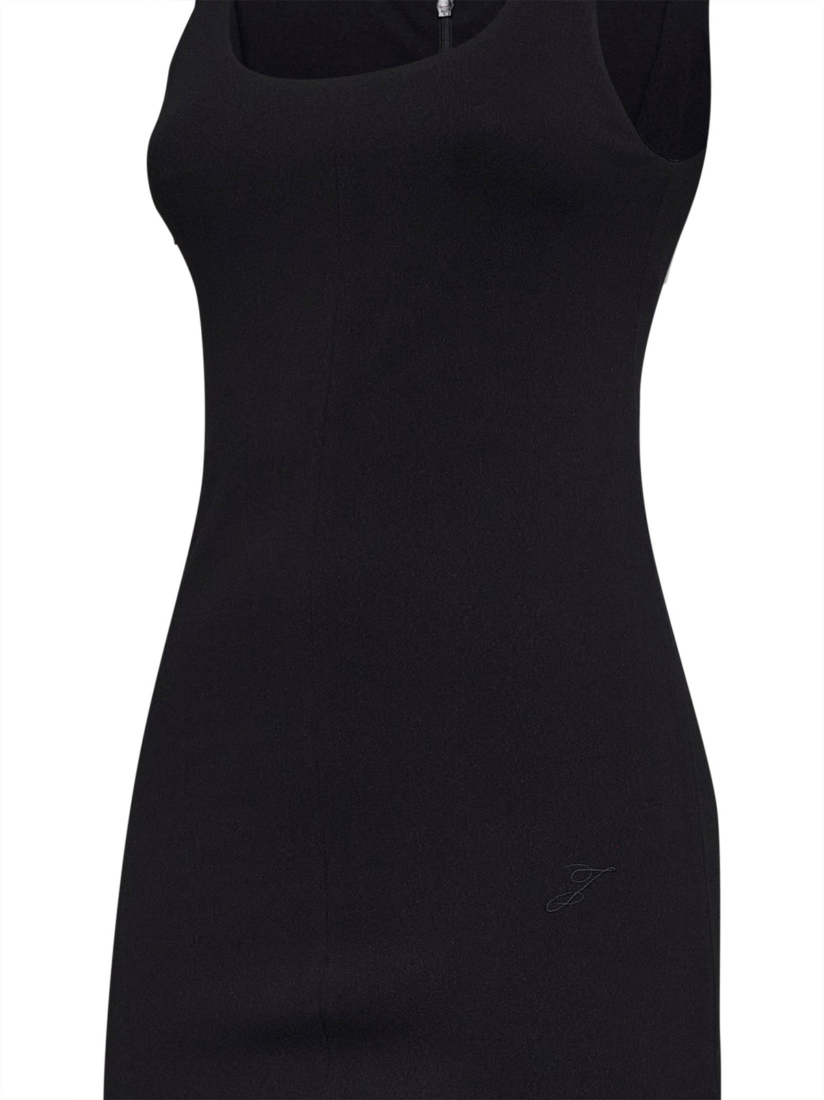 Jacquemus Women Black The Regata Draped-Effect Midi Dress