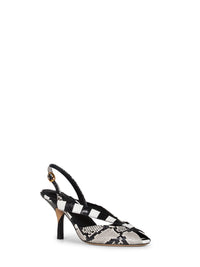 Jacquemus Women Black And White The Poisson Slingback Sandals