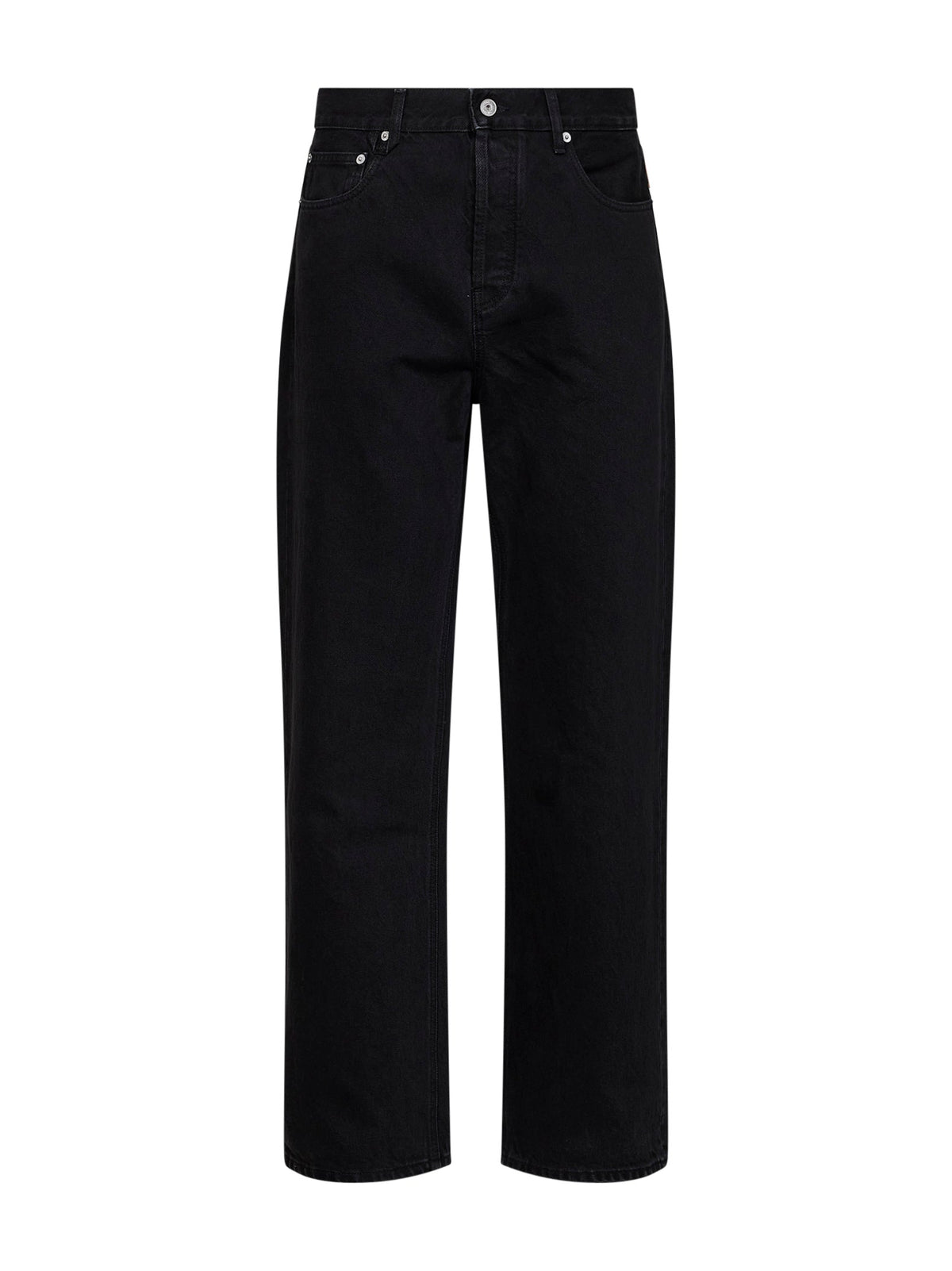 Jacquemus Men Black The Straight De-Nîmes Washed Denim Jeans