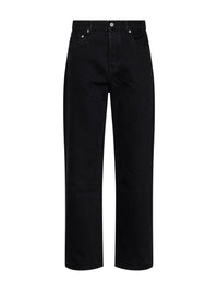 Jacquemus Men Black The Straight De-Nîmes Washed Denim Jeans