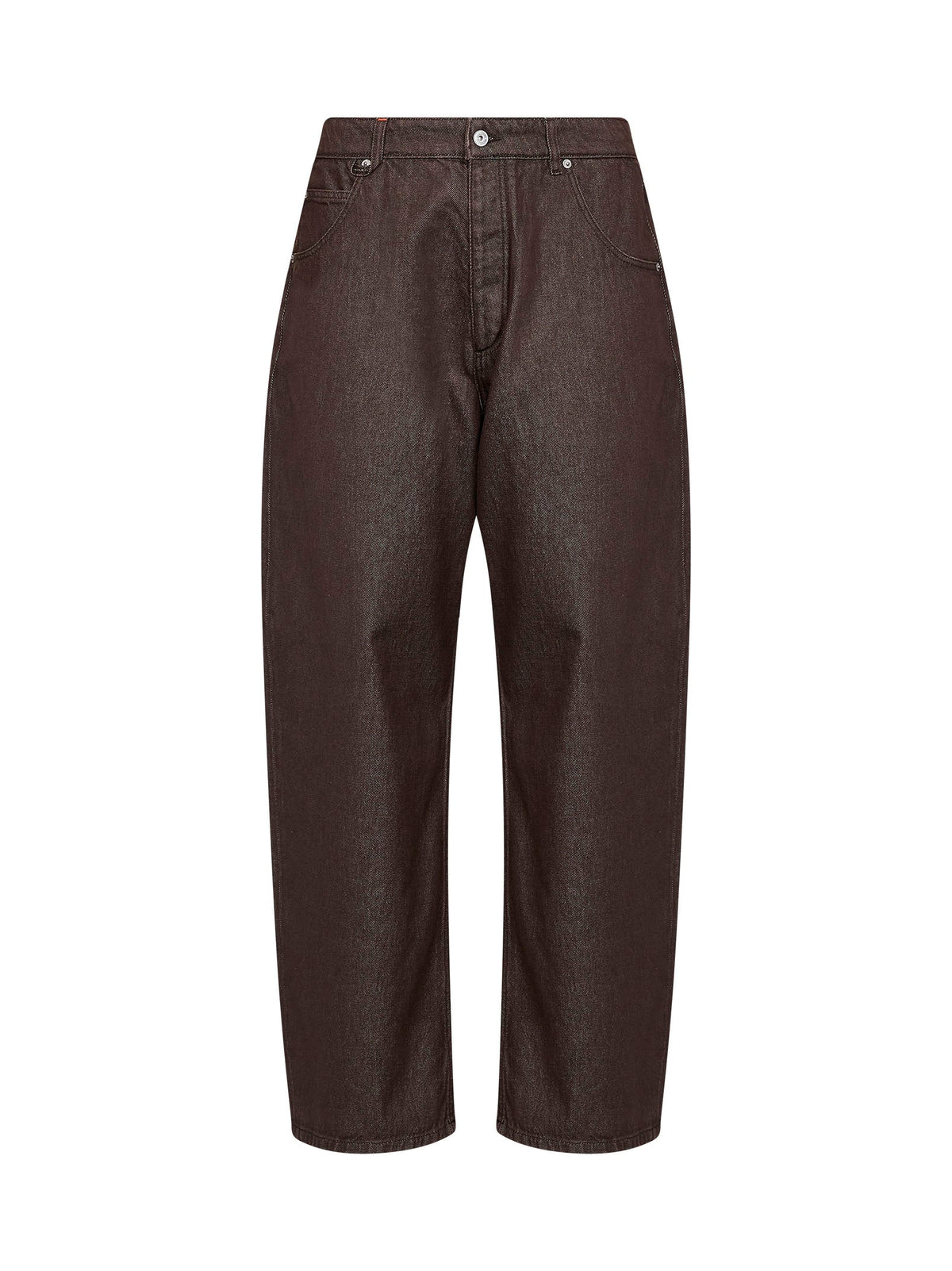 Jacquemus Men Brown The De-Nîmes Denim Tempo Curved-Leg Jeans