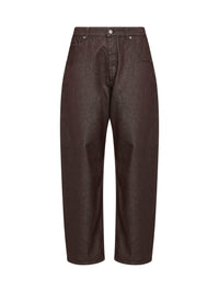 Jacquemus Men Brown The De-Nîmes Denim Tempo Curved-Leg Jeans