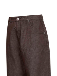 Jacquemus Men Brown The De-Nîmes Denim Tempo Curved-Leg Jeans