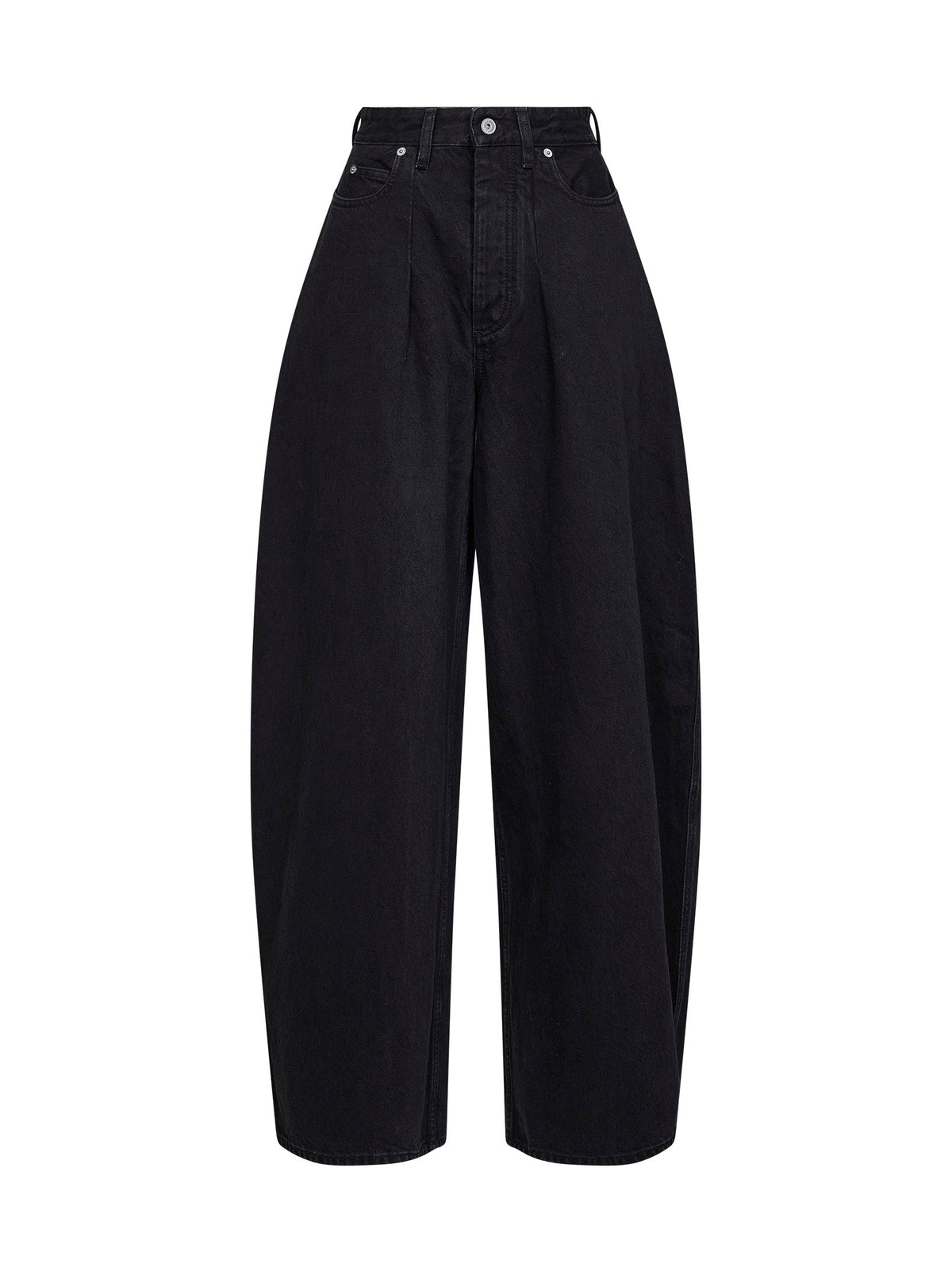 Jacquemus Women Black The Ovalo De-Nîmes Denim Jeans