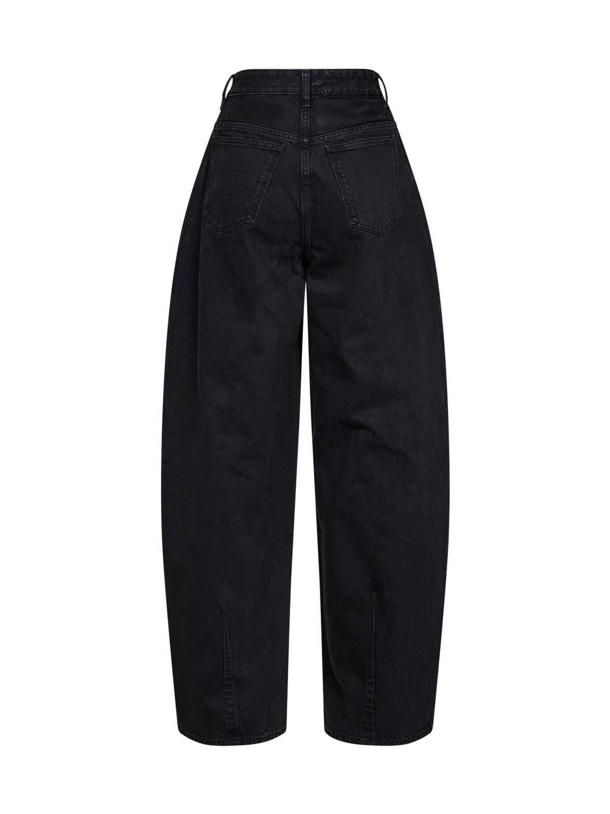 Jacquemus Women Black The Ovalo De-Nîmes Denim Jeans