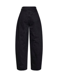 Jacquemus Women Black The Ovalo De-Nîmes Denim Jeans