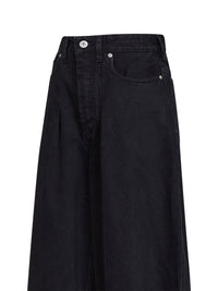 Jacquemus Women Black The Ovalo De-Nîmes Denim Jeans