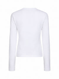 Jacquemus Women White The Gros Grain Long-Sleeved T-Shirt