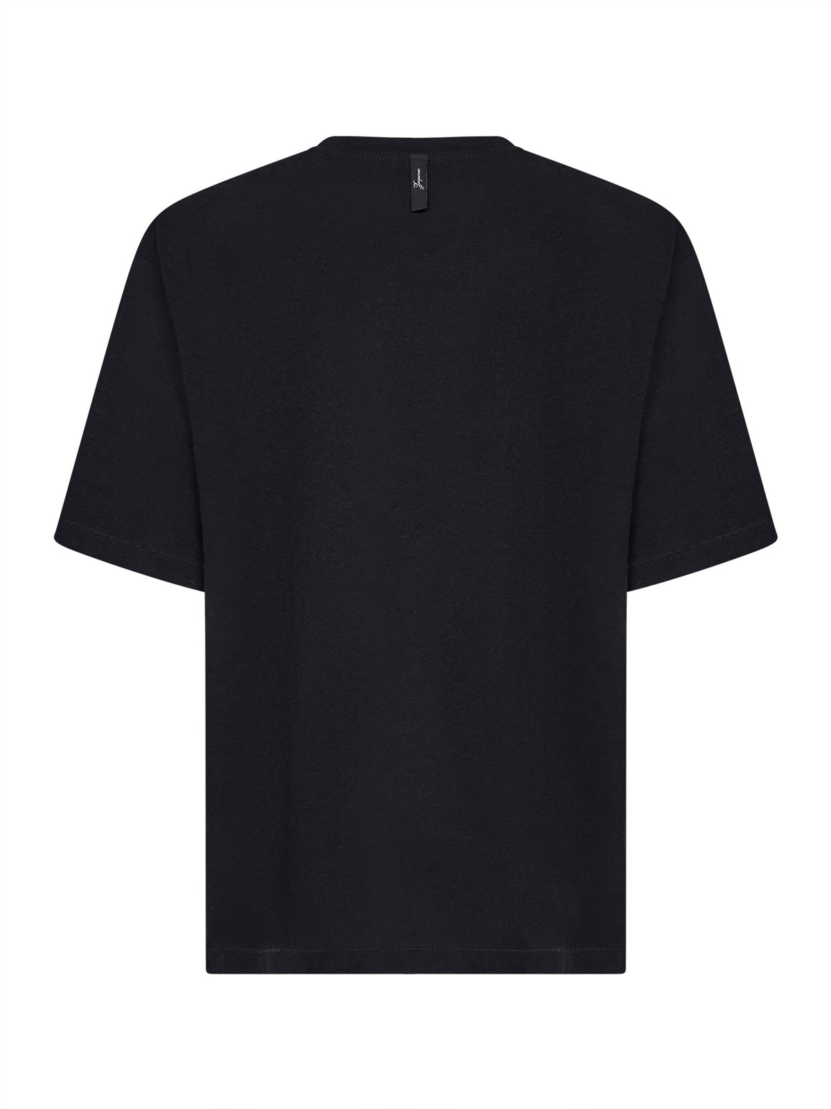 Jacquemus Women Black Jersey The Jacquemus Logo-Printed T-Shirt