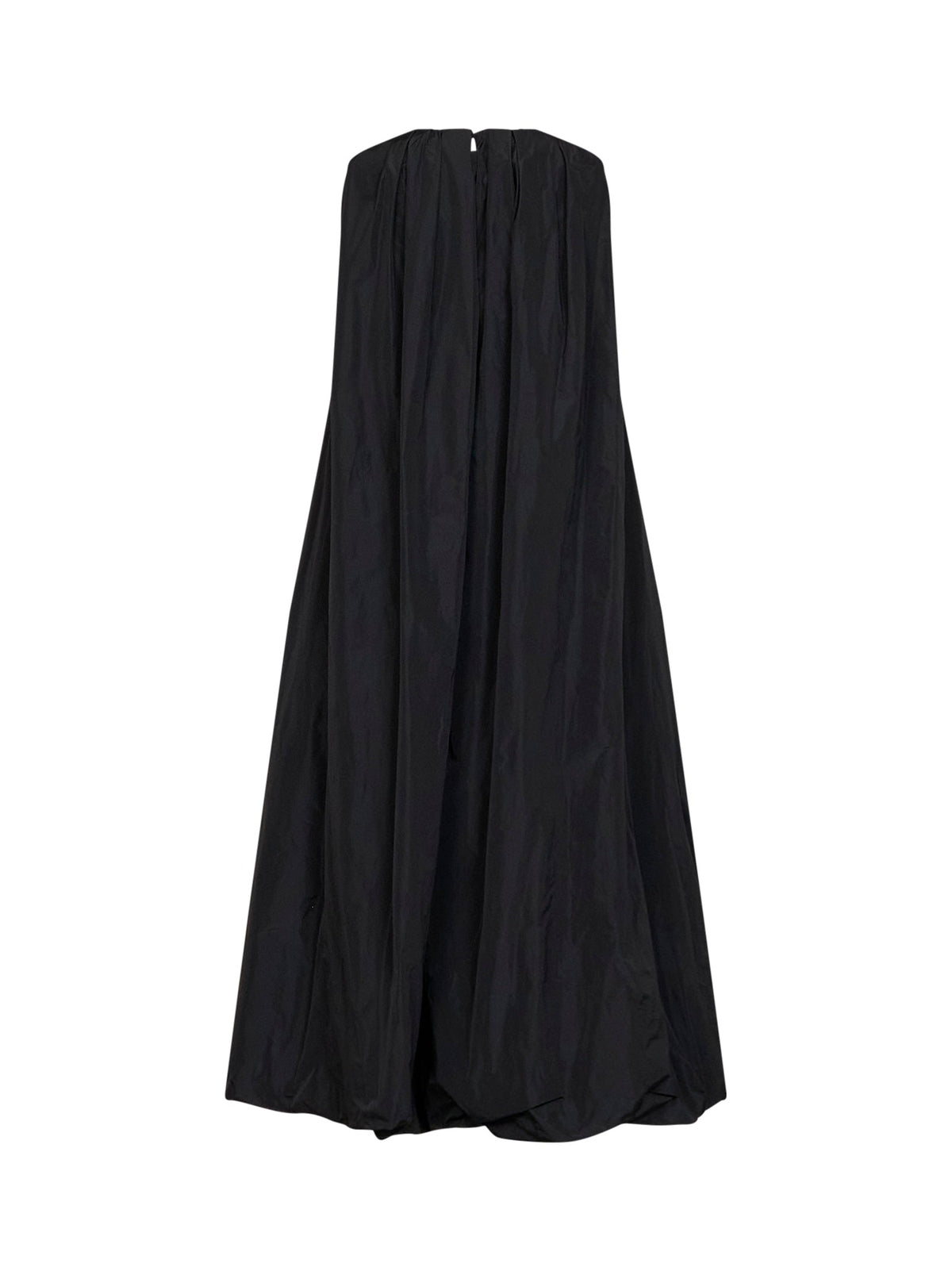 Jil Sander Women Black Technical Faille Asymmetric Midi Dress