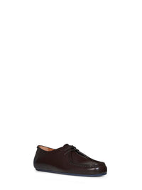 Jil Sander Men Cocoa Lightweight Leather Hood Lace-Up Shoes