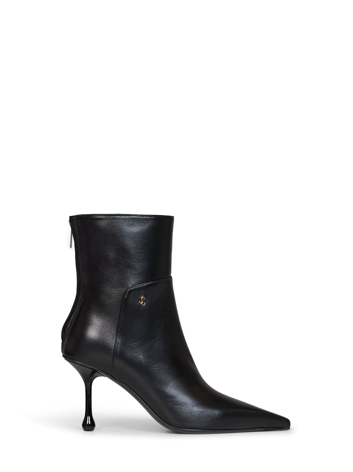 Jimmy Choo Women Black Nappa Leather Cycas 80 Ankle Boots