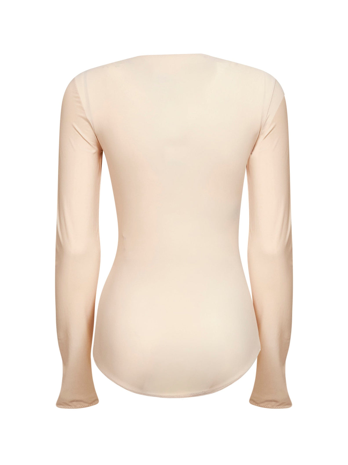 Maison Margiela Women Almond Technical Jersey Bodysuit